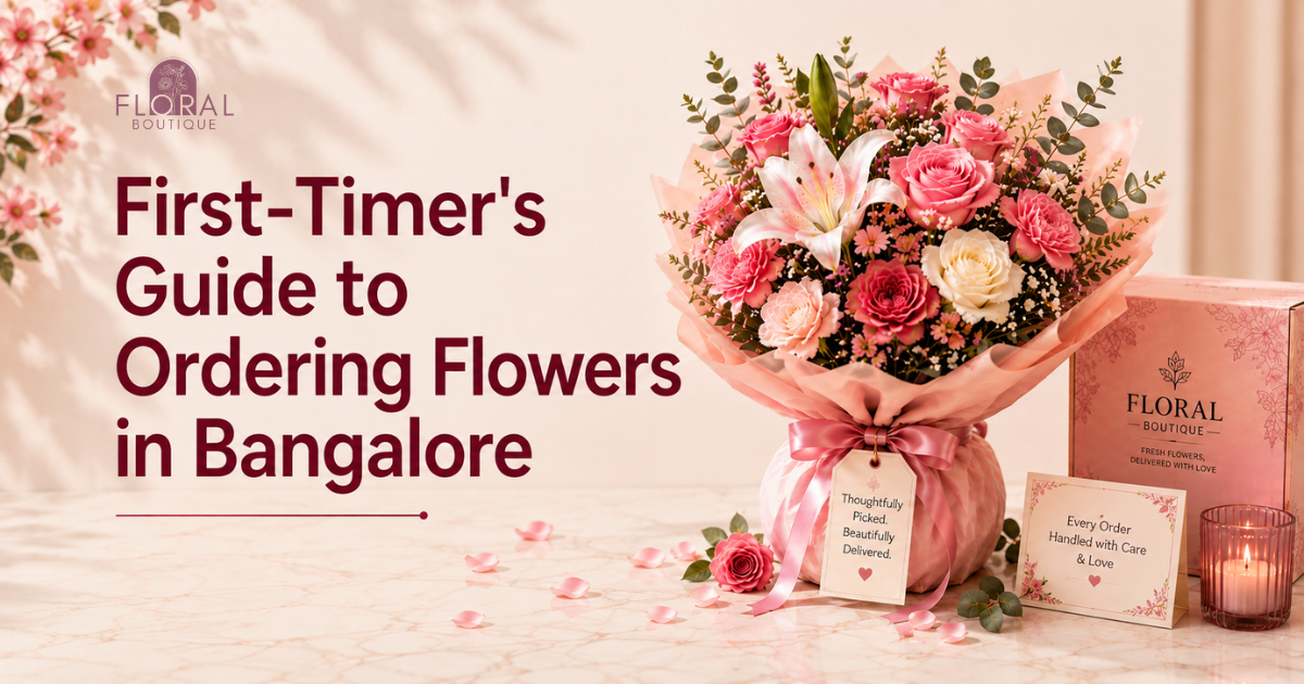 Order Flowers Online in Bangalore: A Step-by-Step Guide for First-Time Buyers