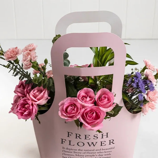 A Touch of Fairytale: Pink Enchanted Blossoms in a Box