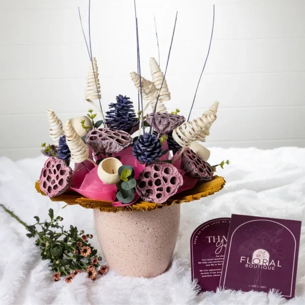 dry flowers bouquet of dry lotus sticks spring stick bell cup jaharu stick front view
