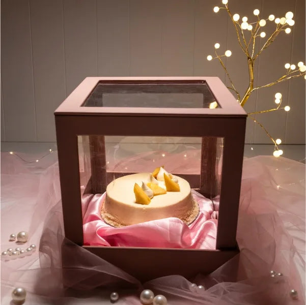 tropical delight mango lassi cake half kg box view