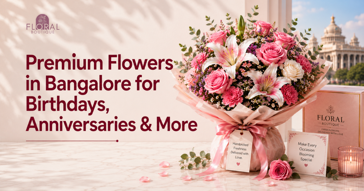 Buy Flowers Online in Bangalore: Fresh Bouquets for Birthdays, Anniversaries & More