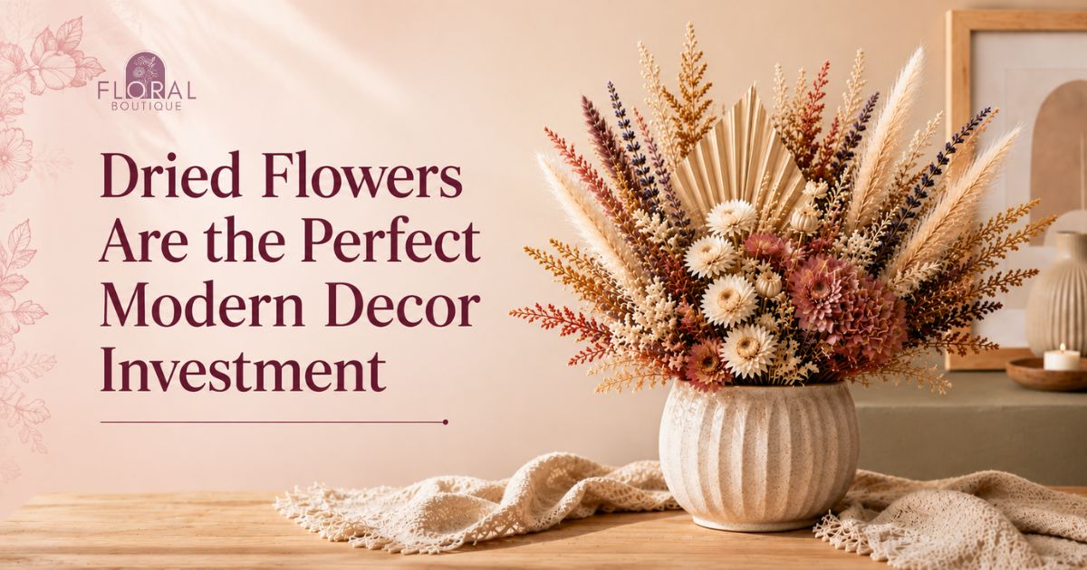 Why Dried Flowers Are the Perfect Modern Decor Investment
