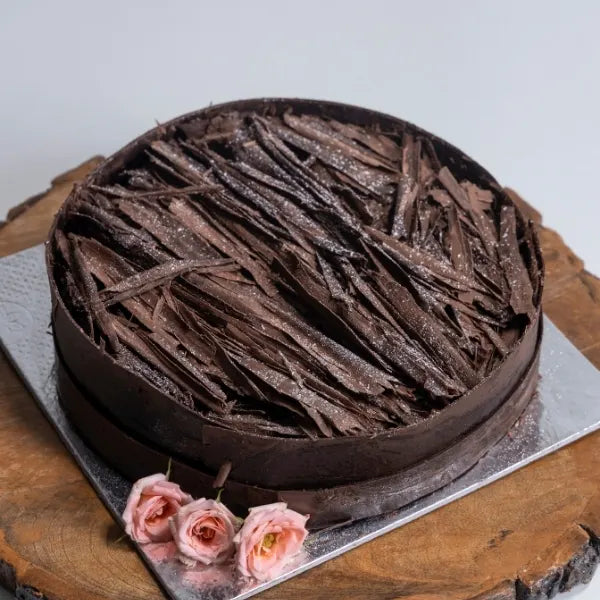 black forest Half kg cake top view