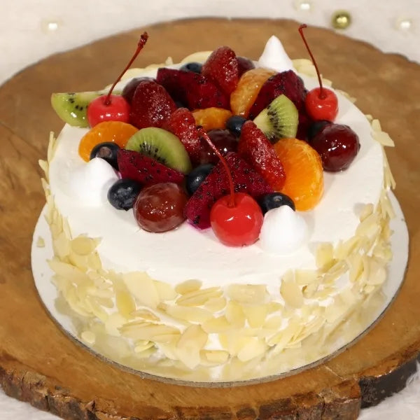 symphony fruit cake closeup view