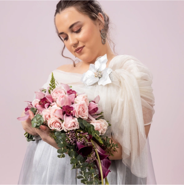 A Timeless Floral Bridal Bouquet Masterpiece for Special Day