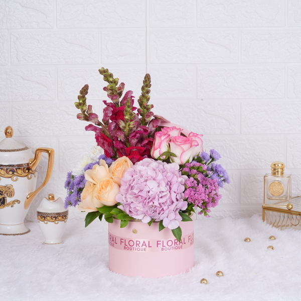 Blushing Blooms – Charming Pink Floral Box